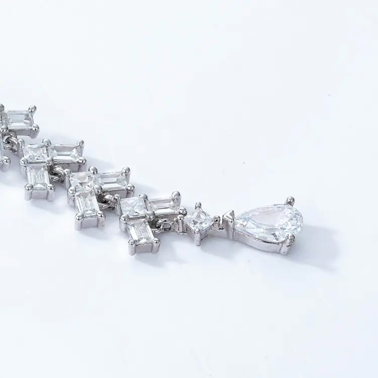 Chandelier Drop Moissanite Earring stud