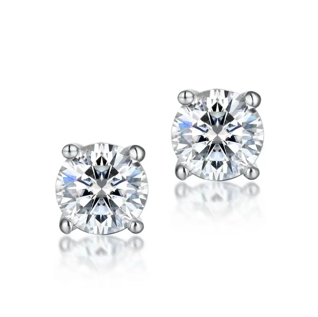 Moissanite Earring stud