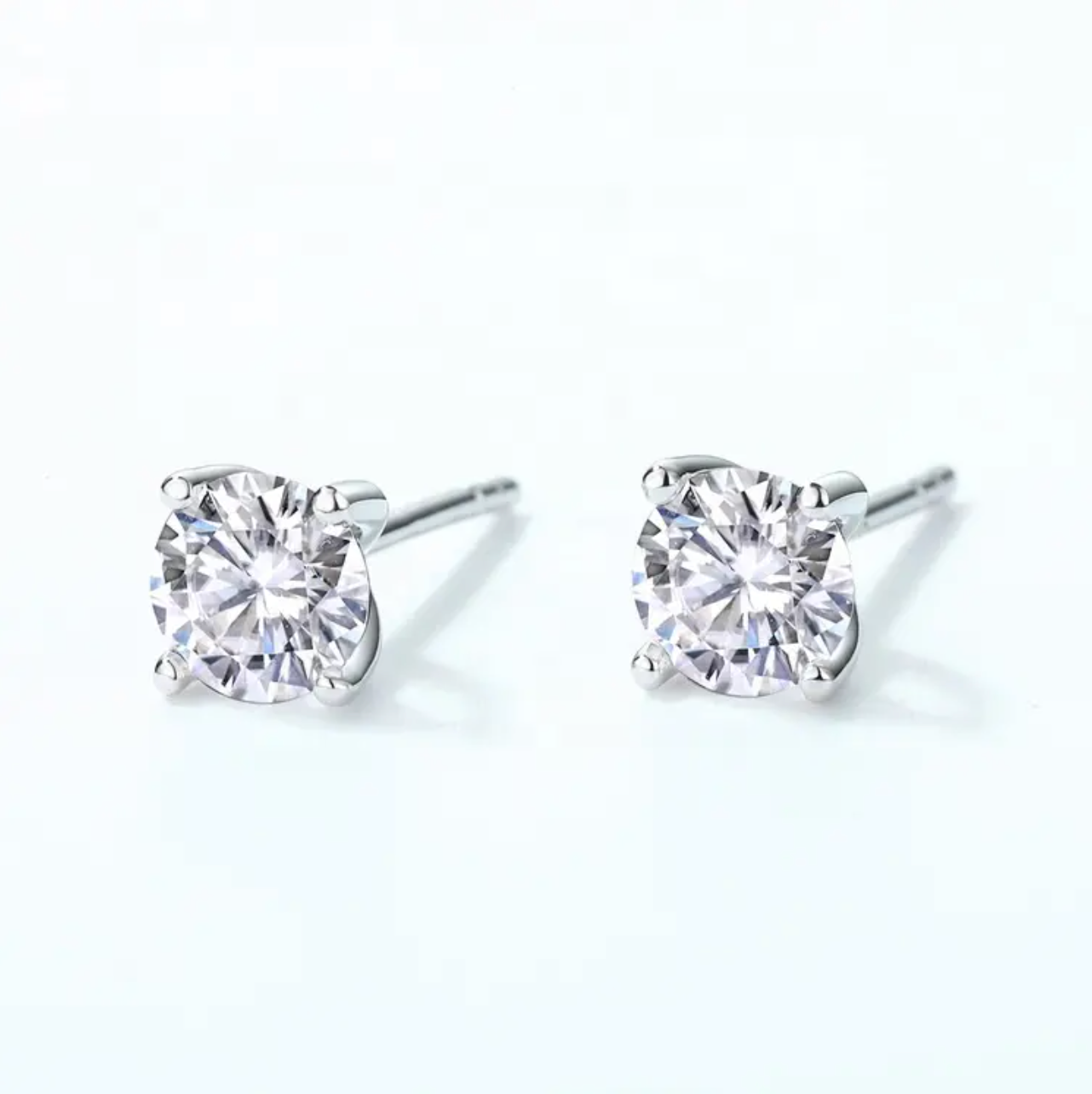 Moissanite Earring stud