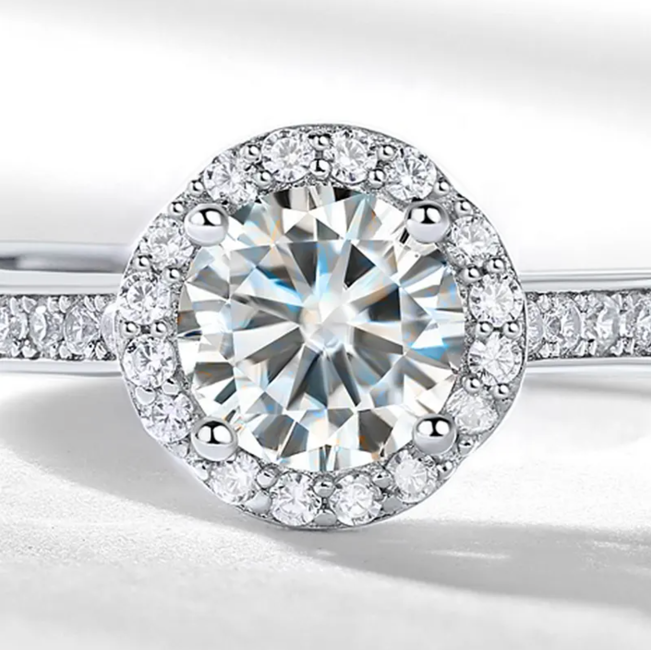 Queen Moissanite Ring