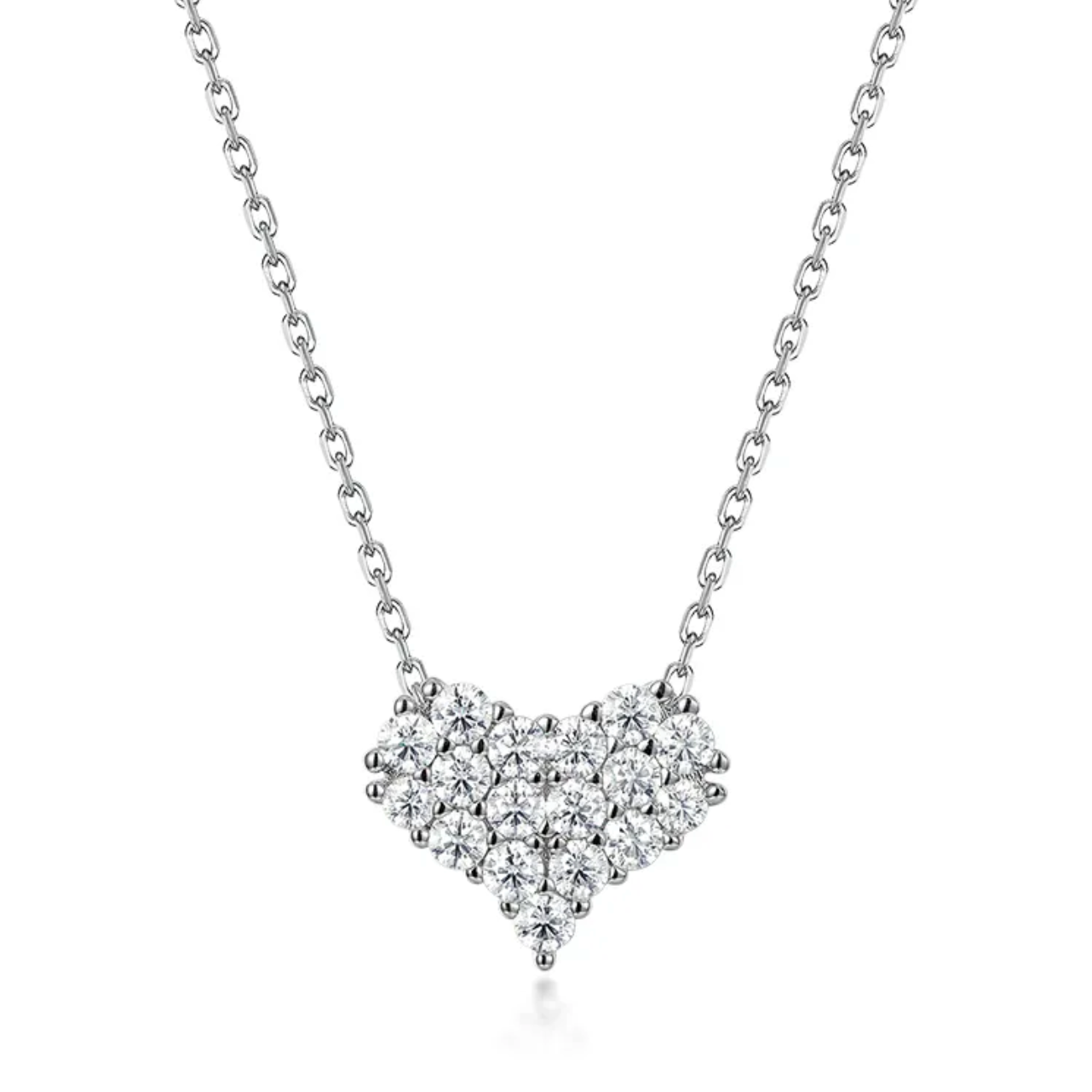 Diamond Love Moissanite Necklace