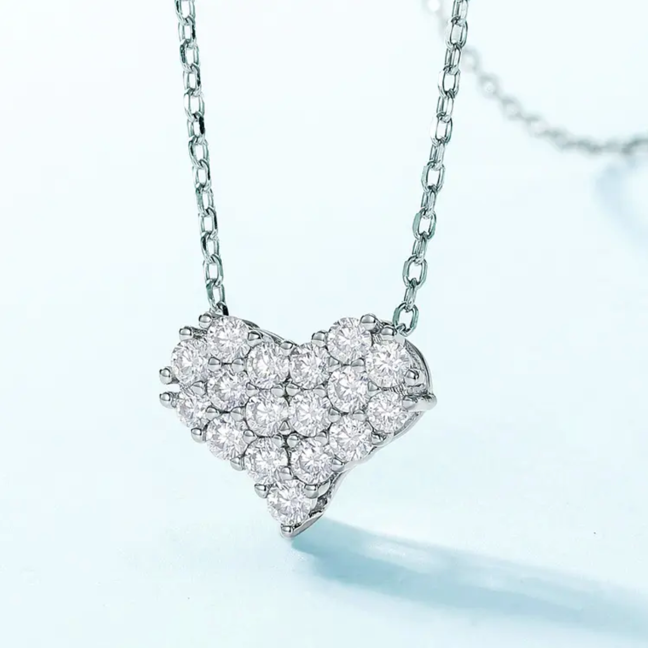 Diamond Love Moissanite Necklace