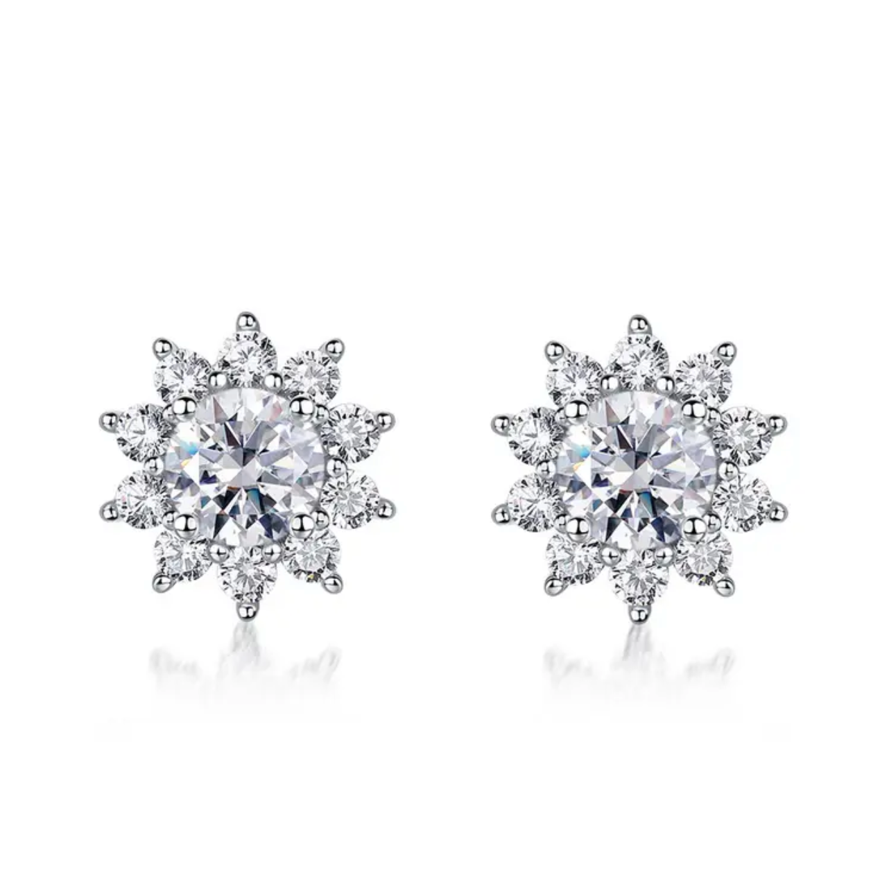 Vintage Style Moissanite Earring stud